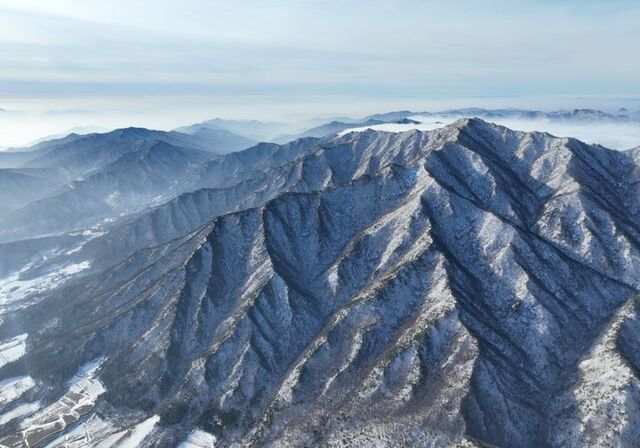 소백산 연화봉 아름다운 설경