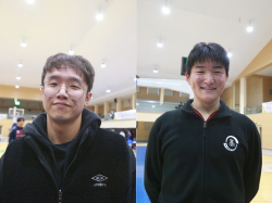 김상현 지도교사(왼쪽), MVP 엄희웅 선수.